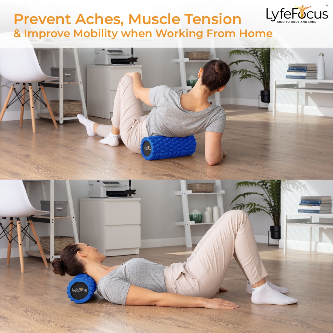 Foam Roller Blue - Image 4