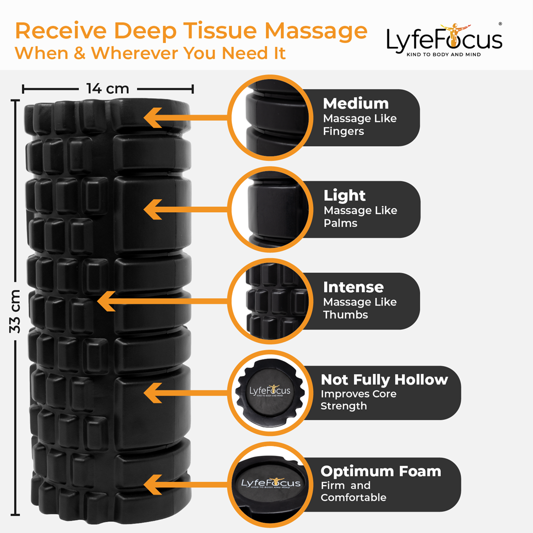 Foam Roller Black - Image 6