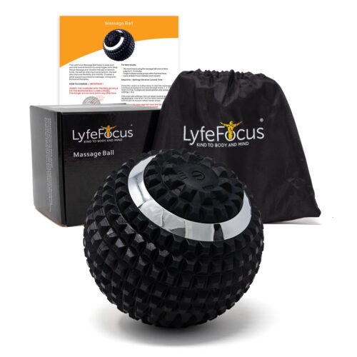 Vibrating Massage Ball Black